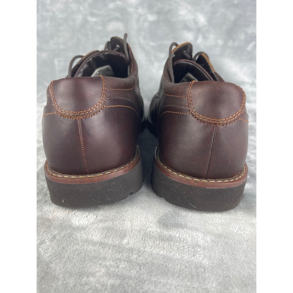 Rockport Storm Front Cap Toe Oxford Mens 12 Brown Excellent Leather CH2746 - Picture 6 of 8